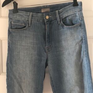 Mother brand light-wash denim
